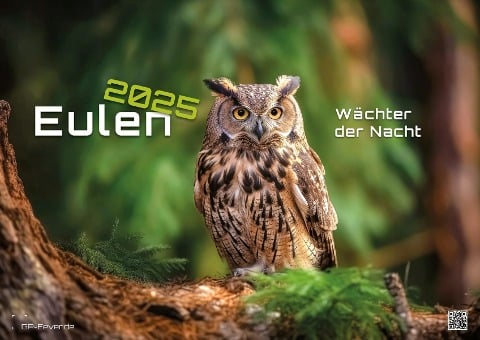 Eulen - Wächter der Nacht - 2025 - Kalender DIN A2 - 