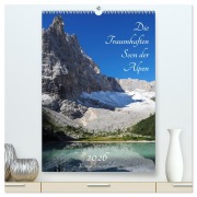 Cover-Bild zum Titel 'Die Traumhaften Seen der Alpen (hochwertiger Premium Wandkalender 2026 DIN A2 hoch), Kunstdruck in Hochglanz' von 'Fotografie Schwarzfischer Miriam'
