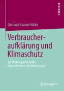 Cover-Bild zum Titel 'Verbraucheraufklärung und Klimaschutz' von 'Christoph Emanuel Müller'