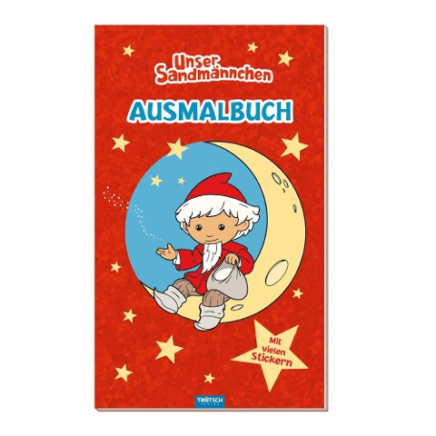 Trötsch Unser Sandmännchen Malbuch Ausmalbuch mit Stickern - 