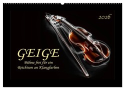 Cover-Bild zum Titel 'Geige - Bühne frei für ein Reichtum an Klangfarben (Wandkalender 2026 DIN A2 quer), CALVENDO Monatskalender' von 'Peter Roder'