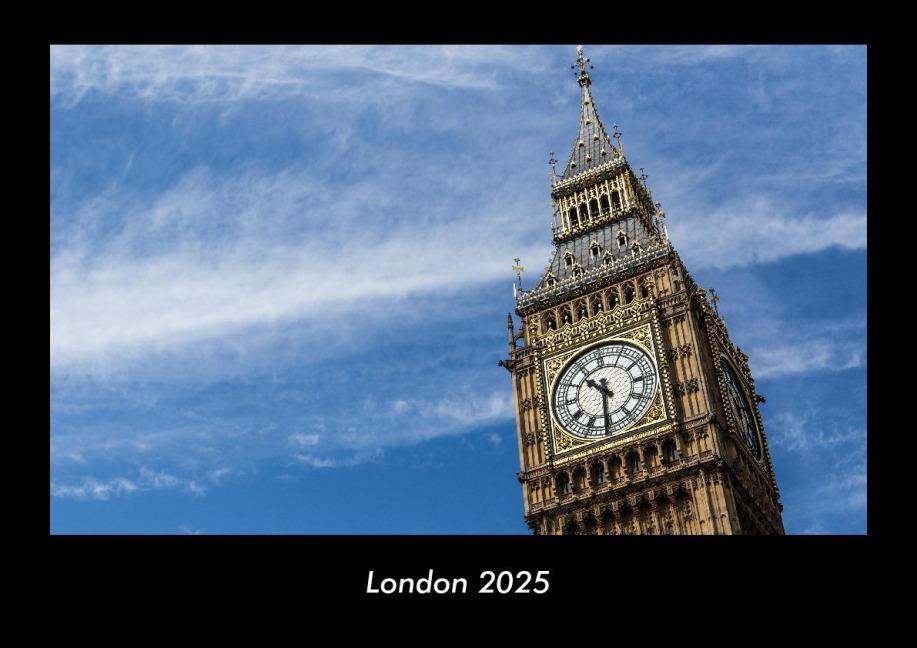London 2025 Fotokalender DIN A3 - Tobias Becker