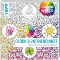Cover-Bild zum Titel 'Colorful World - Glück & Zufriedenheit' von 'Ursula Schwab, Natascha Pitz, Helga Altmayer'