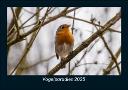 Cover-Bild zum Titel 'Vogelparadies 2025 Fotokalender DIN A5' von 'Tobias Becker'