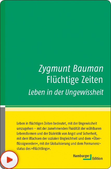 Flüchtige Zeiten - Zygmunt Bauman
