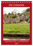 Cover-Bild zum Titel 'Die Cotswolds Englands grünes Herz (Tischkalender 2026 DIN A5 hoch), CALVENDO Monatskalender' von 'Gisela Kruse'