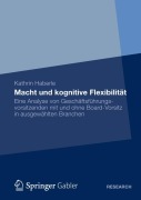 Cover-Bild zum Titel 'Macht und kognitive Flexibilität' von 'Kathrin Haberle'