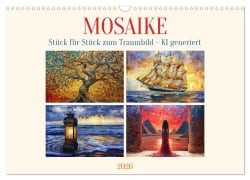 Cover-Bild zum Titel 'Mosaike (Wandkalender 2026 DIN A3 quer), CALVENDO Monatskalender' von 'Cathrin Illgen'