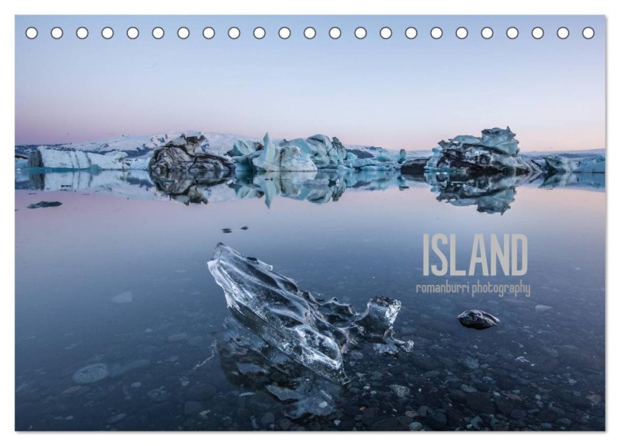 Island (Tischkalender 2026 DIN A5 quer), CALVENDO Monatskalender - Roman Burri