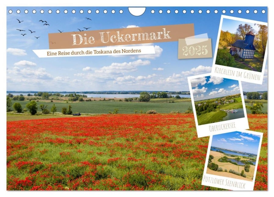 Die Uckermark - Eine Reise durch die Toskana des Nordens (Wandkalender 2025 DIN A4 quer), CALVENDO Monatskalender - Tilo Grellmann Photography