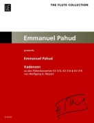 Cover-Bild zum Titel 'Kadenzen zu den Flötenkonzerten von Wolfgang A. Mozart' von 'Emmanuel Pahud'