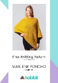 Marlene Poncho - Free Knitting Modern Patterns E-book for Women - Hobbii Yarn