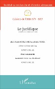 Cover-Bild zum Titel 'Le juridique' von 'Collectif'