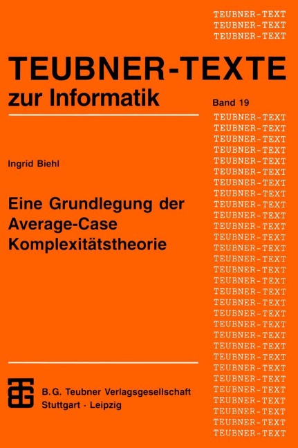 Eine Grundlegung der Average-Case Komplexitätstheorie - 