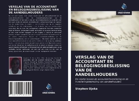 VERSLAG VAN DE ACCOUNTANT EN BELEGGINGSBESLISSING VAN DE AANDEELHOUDERS - Stephen Ojeka