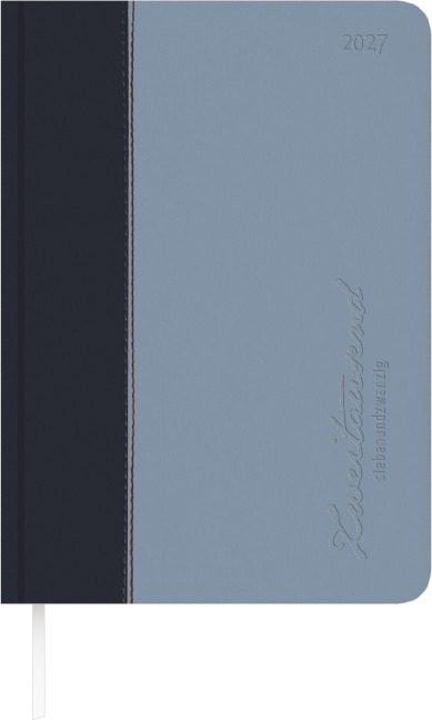 Buchkalender Premium Air blau-azur A5 2027 - 