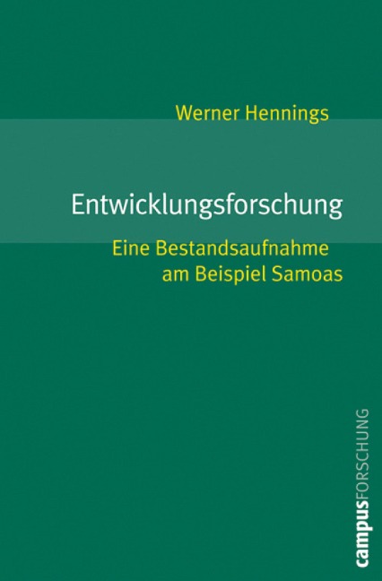 Entwicklungsforschung - Werner Hennings