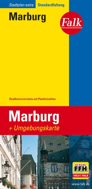 Falk Stadtplan Extra Standardfaltung Marburg 1:16 000 - 