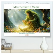 Cover-Bild zum Titel 'Märchenhafte Magie - Jahresmonate im Zeichen der Natur (hochwertiger Premium Wandkalender 2026 DIN A2 quer), Kunstdruck in Hochglanz' von 'Dusanka Djeric'