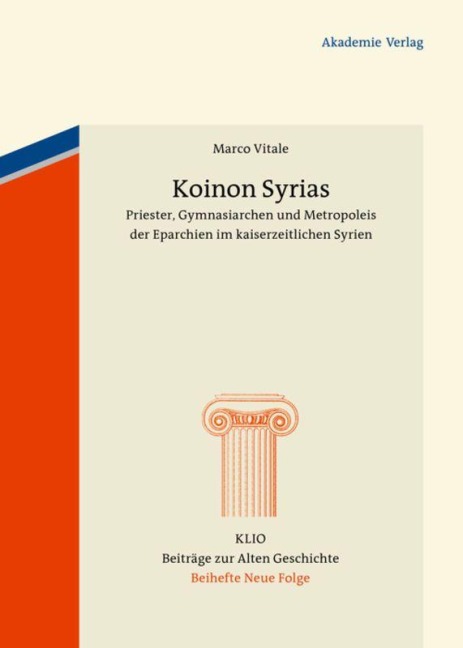 Koinon Syrias - Marco Vitale