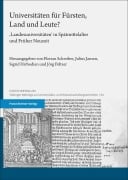 Cover-Bild zum Titel 'Universitäten für Fürsten, Land und Leute?' von ''