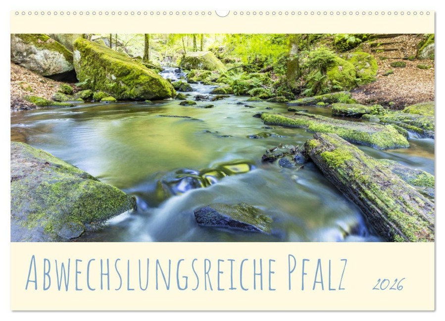 Abwechslungsreiche Pfalz (Wandkalender 2026 DIN A2 quer), CALVENDO Monatskalender - Patricia Flatow