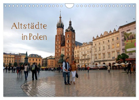 Altstädte in Polen (Wandkalender 2024 DIN A4 quer), CALVENDO Monatskalender - Dietmar Falk