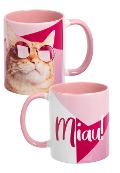 Cover-Bild zum Titel 'mug - Katze - miau -inner pink' von ''