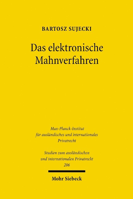 Das elektronische Mahnverfahren - Bartosz Sujecki