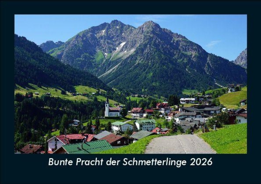 Bunte Pracht der Schmetterlinge 2026 Fotokalender DIN A5 - Tobias Becker