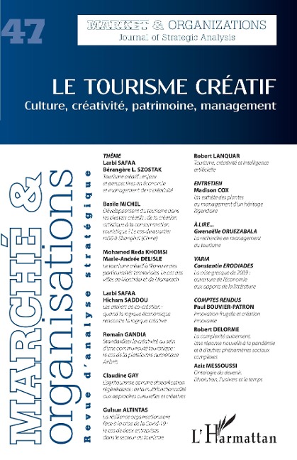 Le tourisme creatif - Uzunidis