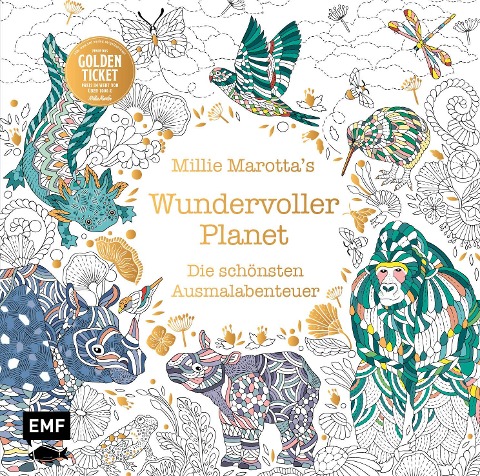 Millie Marotta's Wundervoller Planet - Die schönsten Ausmal-Abenteuer - Millie Marotta