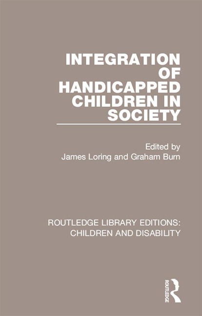 Integration of Handicapped Children in Society - 