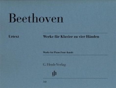 Cover-Bild zum Titel 'Werke für Klavier zu vier Händen' von 'Ludwig van Beethoven'