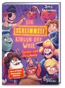 Cover-Bild zum Titel 'Die schlimmste Klasse der Welt (Band 7) - Geister und Geschenke' von 'Juma Kliebenstein'