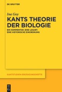 Cover-Bild zum Titel 'Kants Theorie der Biologie' von 'Ina Goy'