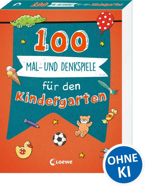100 Mal- und Denkspiele für den Kindergarten - 