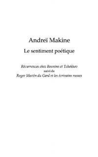 Andrea makine - le sentiment poetique - Fode Lamine Toure
