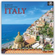 Cover-Bild zum Titel 'Italy - Italien 2026 - 16-Monatskalender' von 'The Gifted'