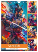 Cover-Bild zum Titel 'Samurai - Stahl Ehre Mut (Wandkalender 2027 DIN A4 hoch), CALVENDO Monatskalender' von 'Dirk Meutzner'