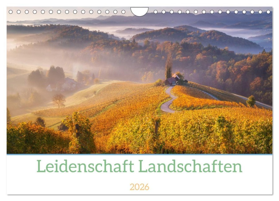 Leidenschaft Landschaften (Wandkalender 2026 DIN A4 quer), CALVENDO Monatskalender - Markus Gubitzer