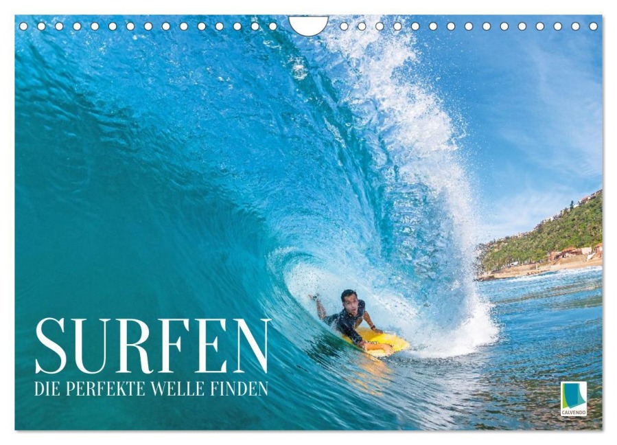 Surfen: Die perfekte Welle finden - Edition Funsport (Wandkalender 2026 DIN A4 quer), CALVENDO Monatskalender - Calvendo Calvendo