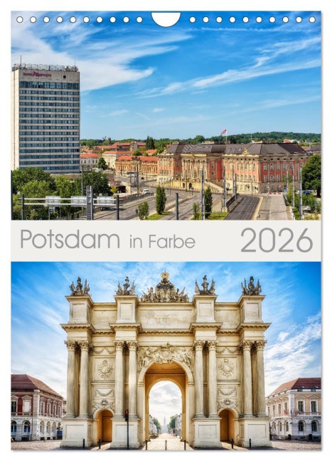 Potsdam in Farbe (Wandkalender 2026 DIN A4 hoch), CALVENDO Monatskalender - Maro Niemann