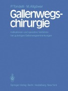 Cover-Bild zum Titel 'Gallenwegschirurgie' von 'M. Allgöwer, P. Tondelli'