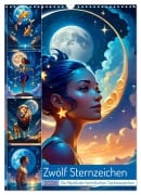 Zwölf Sternzeichen (Wandkalender 2026 DIN A3 hoch), CALVENDO Monatskalender - Steffani Lehmann