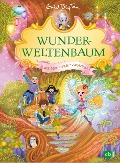 Cover-Bild zum Titel 'Wunderweltenbaum - Aufregende Ferien im Zauberwald' von 'Enid Blyton'