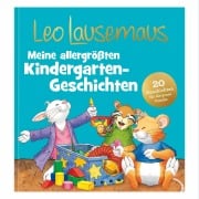 Cover-Bild zum Titel 'Leo Lausemaus - Meine allergrößten Kindergarten-Geschichten' von 'Sophia Witt, Janis Schmitz'