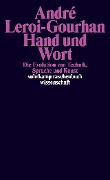 Cover-Bild zum Titel 'Hand und Wort' von 'Andre Leroi-Gourhan'