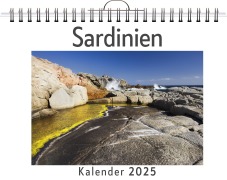 Cover-Bild zum Titel 'Sardinien - (Wandkalender 2025, Kalender DIN A4 quer, Monatskalender im Querformat mit Kalendarium, das perfekte Geschenk)' von 'Emily Wolf'