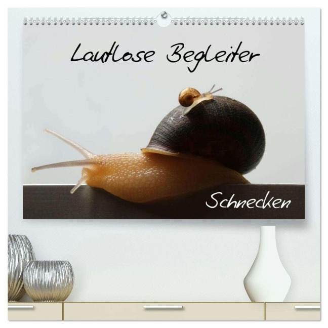 Lautlose Begleiter - Schnecken (hochwertiger Premium Wandkalender 2026 DIN A2 quer), Kunstdruck in Hochglanz - Wibke Geiling